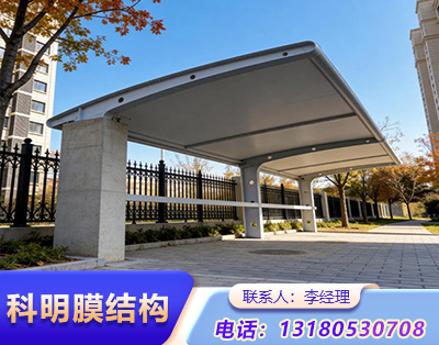 枣庄小区电动车车棚